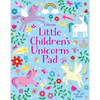 Little Children's Unicorns Pad - Paperback