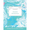 Adult Coloring Journal: Cocaine Anonymous (Mandala Illustrations, Turquoise Marble) - Paperback