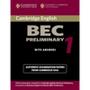 Cambridge Bec Preliminary 1: Practice Tests from the University of Cambridge Local Examinations Syndicate - Paperback