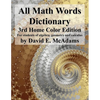 All Math Words Dictionary: For students of algebra, geometry and calculus - Paperback