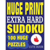Huge Print Extra Hard Sudoku: 100 Extra Hard Sudoku Puzzles with 2 puzzles per page. 8.5 x 11 inch book - Paperback