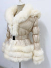 Beige with light fur