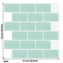 Strong Adhesive Subway Tiles Vinyl Wallpaper Peel and Stick