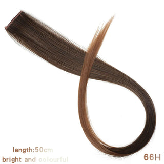 Buy 66h 22 Inch Synthetic Colored Highlight Hair Extensions