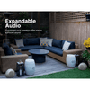 Emerson 1-Pair Mini Pebbles Duo Bluetooth Outdoor Speakers