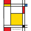 The World's Largest Sketchbook: Neoplasticism Abstract Art Draw, Doodle, or Sketch - Paperback