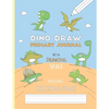 Dino Draw: Primary Journal K-2 Half Page Ruled with Dotted Middle Line and Picture Space - Grades K-2 - Cute Dino Draw Blue Paper - Paperback