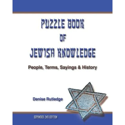 Puzzle Book of Jewish Knowledge: People, Terms, Sayings & History - Paperback