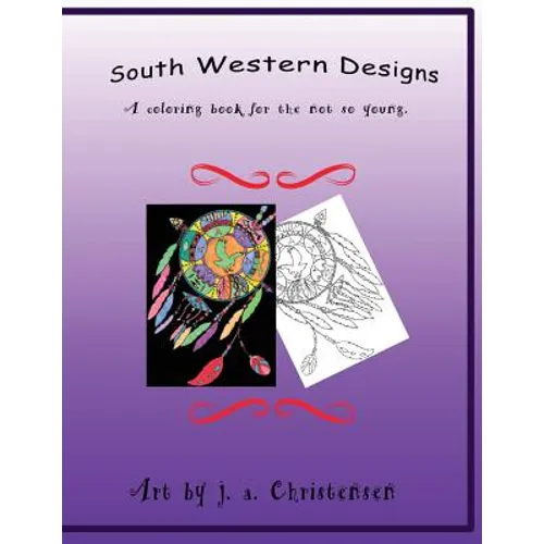 South Western Designs: An adult coloring book - Paperback