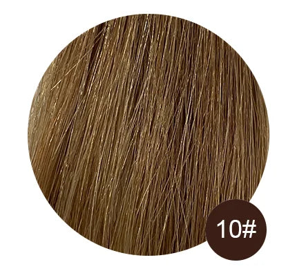 Women Toupee With Bangs Breathable 100% Real Human Hairpiece Blonde Color Wigs