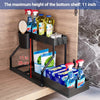 2-Piece Under Sink Organizer with Sliding Shelves – Multi-Purpose Storage Rack