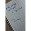 Notes I Write to Myself in My Sleep - Paperback