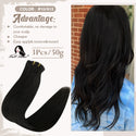Clip in Hair Extensions Human Hair 3Pcs Remy Hair 50g