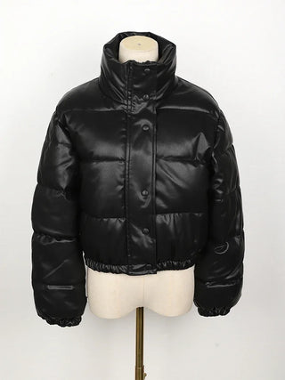 Buy black PU Leather Jacket