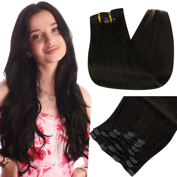Double Weft Hair Extensions Human Hair for Woman