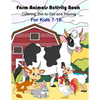 Farm Animals Activity Book: Coloring, dot-to-dot and tracing For Kids 7-10 - Paperback