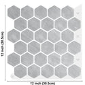 Strong Adhesive Subway Tiles Vinyl Wallpaper Peel and Stick