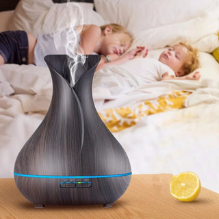 Buy dark-wood-grain Essential Oil Diffuser