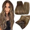Double Weft Hair Extensions Human Hair for Woman