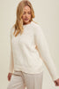 Sequin Detail Sweater - Off White
