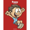 Happy Coloring Book 1 - Paperback