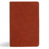 NASB Single-Column Personal Size Bible, Burnt Sienna Leathertouch - Imitation Leather