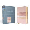 Niv, Thinline Bible, Leathersoft, Pink, Red Letter, Comfort Print - Imitation Leather