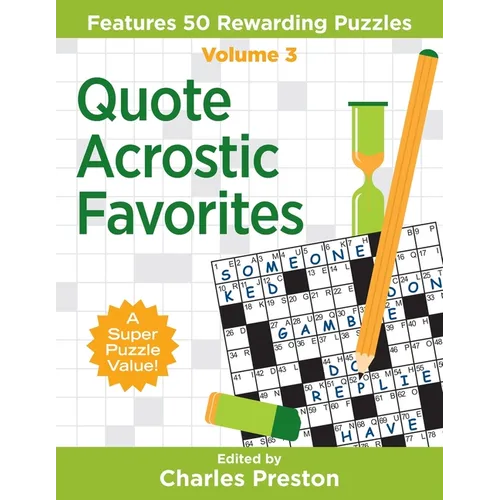 Quote Acrostic Favorites: Features 50 Rewarding Puzzles - Paperback