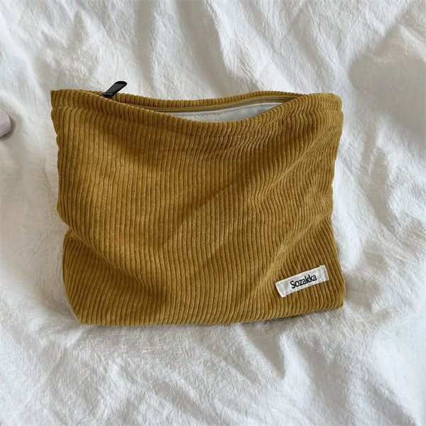 Corduroy Travel Cosmetic