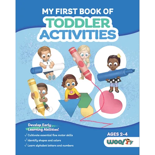 My First Book of Toddler Activities: (Learning Games for Toddlers) (Ages 2 - 4) - Paperback