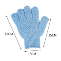 Five Fingers Bath Gloves Household Shower Towel Scrub Body Wash Children Home Supply Elastic Wipe Back Bathing Cleaning Gloves