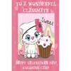 To A Wonderful Classmate: Happy Valentine's Day! Coloring Card - Paperback