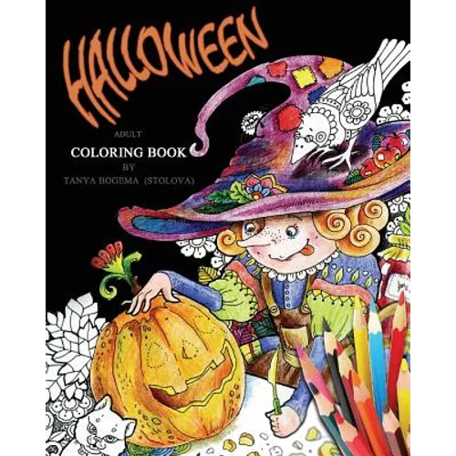 Halloween!: Adult Coloring Book - Paperback