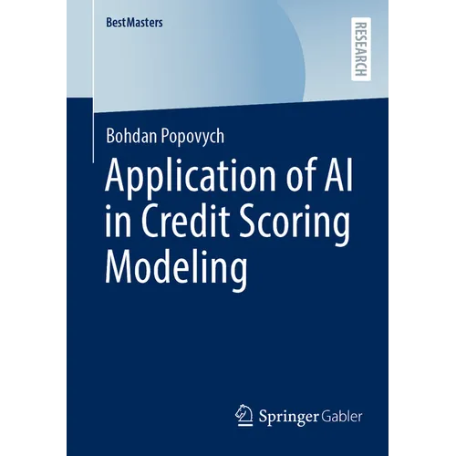 Application of AI in Credit Scoring Modeling - Paperback