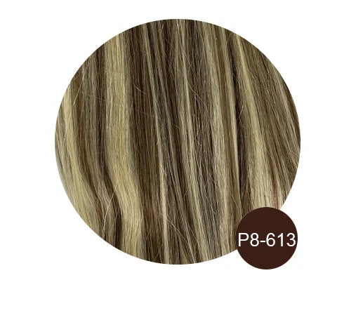 Women Toupee With Bangs Breathable 100% Real Human Hairpiece Blonde Color Wigs