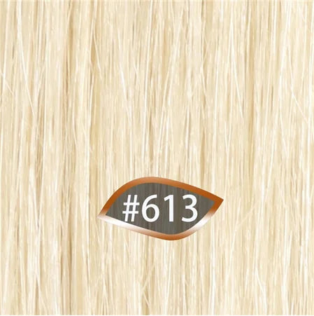 Women Toupee With Bangs Breathable 100% Real Human Hairpiece Blonde Color Wigs