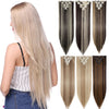 Long Straight Clip in on Hair Extensions