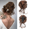 Messy Curly Fluffy Hair Bun Clip in Ponytail Hair Extensions