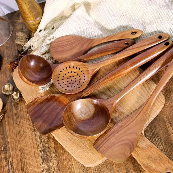 Natural Wood Tableware
