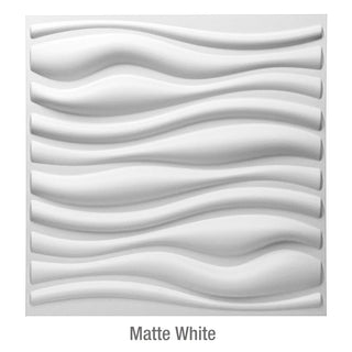 Buy i-matte-white Non-Self-Adhesive 3D Wall Sticker
