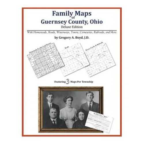 Family Maps of Guernsey County, Ohio - Paperback