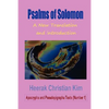 Psalms of Solomon: A New Translation and Introduction - Paperback
