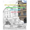 CITY and CHURCH in THE OLD TOWE: Coloring Book for Adults Sketch Design - Paperback