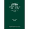 Symphonic Variations, Op.78 / B.70: Study score - Paperback
