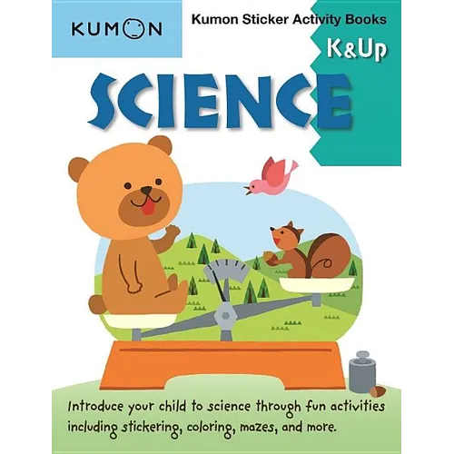 Kumon Sticker Activity Books: Science K & Up - Paperback