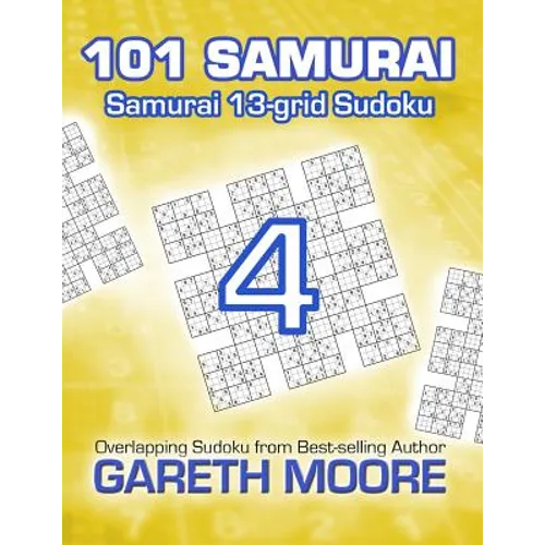 Samurai 13-grid Sudoku 4: 101 Samurai - Paperback