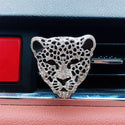 Crystal Leopard Car Air Vent Perfume Clip Charms