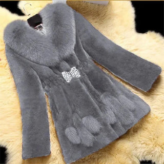Buy gray Plush Coat