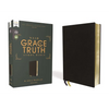 Nasb, the Grace and Truth Study Bible (Trustworthy and Practical Insights), Bonded Leather, Black, Red Letter, 1995 Text, Comfort Print - Bonded Leather