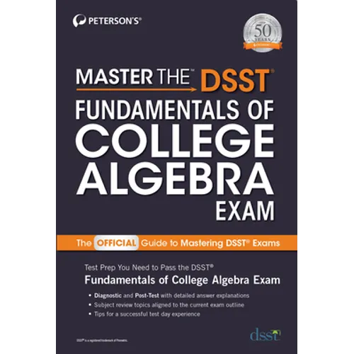 Master the Dsst Fundamentals of College Algebra Exam - Paperback